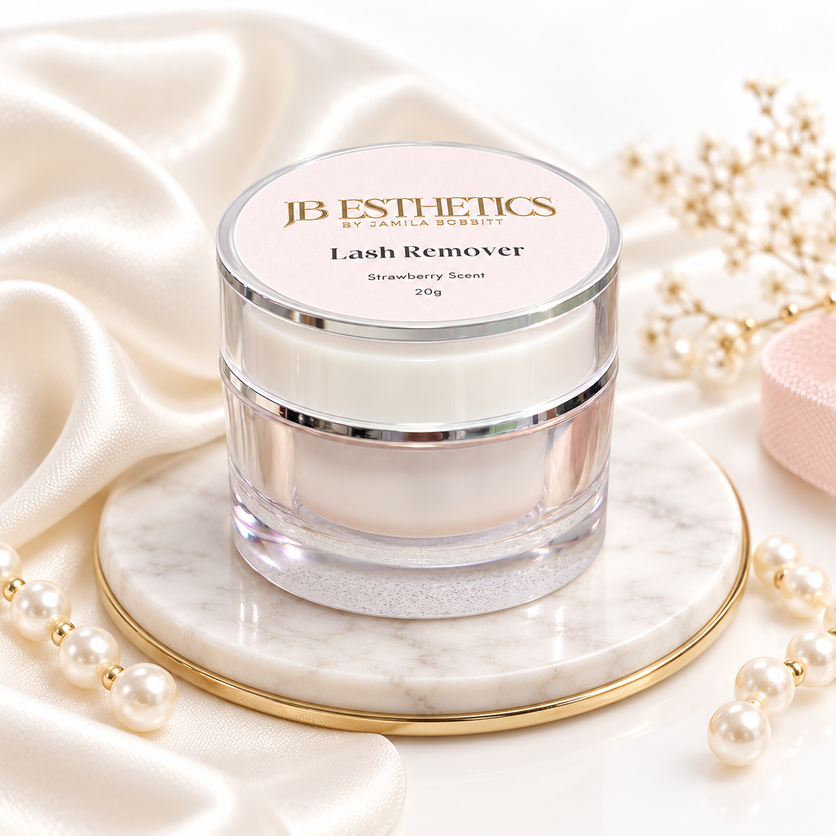 Lash removal (strawberry scented)