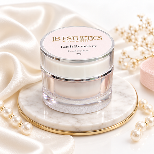 Lash removal (strawberry scented)